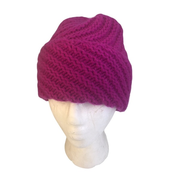 Anthropologie Pink Knit Hat - Picture 3 of 7